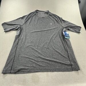Coolibar Shirt Mens 3XL Gray Agility S/S Performance UPF 50+ Sun Tee Athletic